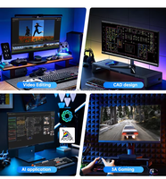 EGLOBAL New Gaming Desktop PC Intel Core I7-10700F 9 10900F With GTX1650 RTX3050 6G GDDR5 2*DDR4 Mini Computer M.2 PCIE SSD