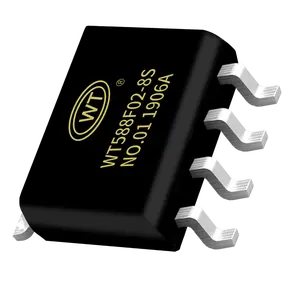 하이 퀄리티 음성 IC로 다중 통신 사용자 정의 지우기, 반복 가능한 사용자 정의 음성 칩 WT588FxxA-8S
