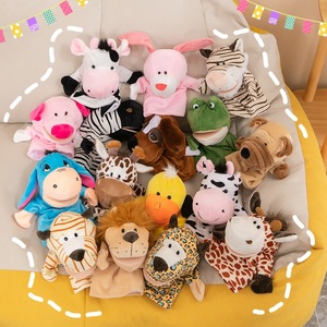 Marioneta <span class=keywords><strong>de</strong></span> Mano <span class=keywords><strong>de</strong></span> Animal Pequeño, Muñeco <span class=keywords><strong>de</strong></span> Peluche, Conejo <span class=keywords><strong>de</strong></span> Terciopelo, Animal <span class=keywords><strong>de</strong></span> Peluche para Niños con Boca Móvil, Ventriloquismo - Product Image 2