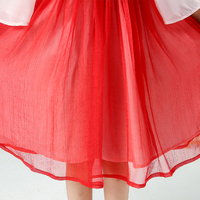 Robe Hanfu Traditionnelle pour Filles avec Broderie de Lotus en Tissu Traditionnel pour Fête de Rêve, Costume d'Opéra Chinois Traditionnel pour Enfants