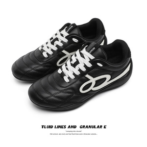 2025 semelle épaisse microfibre rétro chaussures à la mode Couples polyvalent décontracté respirant dentelle à feuilles persistantes à la mode conception de taille mineure - Product Image 6