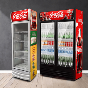 Réfrigérateur à boissons, refroidisseur <span class=keywords><strong>de</strong></span> <span class=keywords><strong>vin</strong></span> avec contrôle mécanique <span class=keywords><strong>de</strong></span> la température, design à porte vitrée pour usage domestique et commercial - Product Image 2