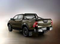 Garniture de hayon en acier texturé noir YCSUNZ pour Toyota Hilux 2021 Conquest 2.8 4x4 MT Double Cab Pickup Accessoires