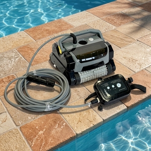 Robot Limpiafondos Automático con Cable ODM/OEM, Enchufe Europeo, Alta Eficiencia, Cable de 17 Metros, para Piscinas - Product Image 2
