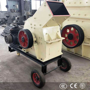 Concasseur à marteaux portable mini à moteur diesel, machine de concassage mobile à petite échelle pour charbon, verre, minerai d'or et roche, prix du concasseur de pierre - Product Image 1