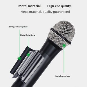 Microphone <span class=keywords><strong>sans</strong></span> <span class=keywords><strong>fil</strong></span> portable rechargeable BHA LB-120CDX, modèle exclusif tout métal, performance professionnelle, prix de gros usine (12 ans d'expérience), OEM, CE, FCC - Product Image 3