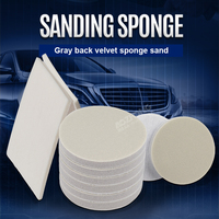 Disque abrasif en mousse en oxyde d'aluminium AOZHONG pour ponçage et polissage, fixation auto-agrippante, pour automobile/bois/métal, OEM, densité moyenne