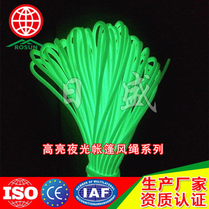 RONSUN Tent Guy Rope Nylon Fluorescent Glow In Dark Single Layer Universal All Seasons - Product Image 5