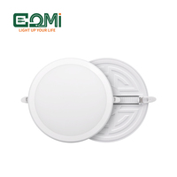 Rond mince plat encastré rétro-éclairé 18W 24W 36W a mené le luminaire de panneau pour la lumière de bureau