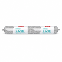 DOWSIL SJ268 Mastic silicone structurel pour vitrage, durcissement neutre, résistant aux UV, pour collage verre-métal de murs-rideaux 600ml
