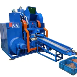 Copper Cable Granulator Machine Automatic Recycling and separator Copper From Used scrap wires to get 100% pure copper