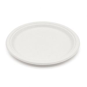 Assiettes jetables biodégradables en bagasse de canne à sucre 100 % naturelle de 9 pouces, prix usine, pour la restauration à emporter - Product Image 4