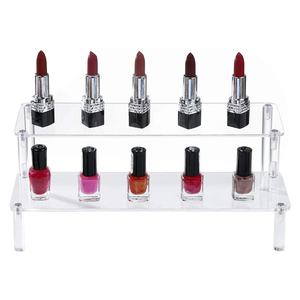 Kệ Trưng Bày 2 Tầng Bằng Acrylic Trong Suốt Bán Sỉ, Giá Để Đồ Tráng Miệng, Giá Sắp Xếp Bộ Sưu Tập Và Kệ Mỹ Phẩm - Product Image 2