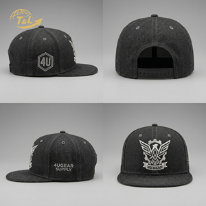 Gorra Snapback de Lona de 6 Paneles Personalizada 4U, Gorras de Béisbol Hip Hop Bordadas en 3D de Alta Calidad, Unisex, Ajustables, 100% Algodón - Product Image 6