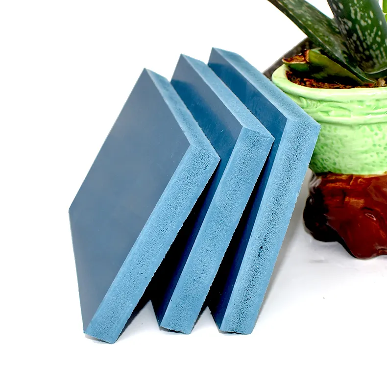 Marc Blue Color 50+times Use 15mm PVC Shuttering Construction Wall Boards Wpc Plastic Formwork For Concrete Foundation