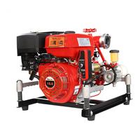 Équipement de lutte contre l'incendie de qualité, moteur à essence Lifan de 15 ch, pompe à eau centrifuge portable pour la lutte contre l'incendie