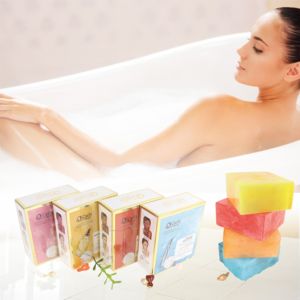 Barrette di sapone Private Label organiche macchie scure acari rimozione dell'acne <span class=keywords><strong>zolfo</strong></span> per il controllo dell'olio viso sapone fatto a mano per le donne e gli uomini - Product Image 4