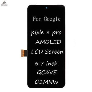 Pantalla AMOLED de 6.7 Pulgadas para Google <span class=keywords><strong>Pixel</strong></span> 8 Pro, Repuesto de Pantalla Táctil, Pantalla LCD OLED de Google GC3VE G1MNW con Huella Dactilar - Product Image 3