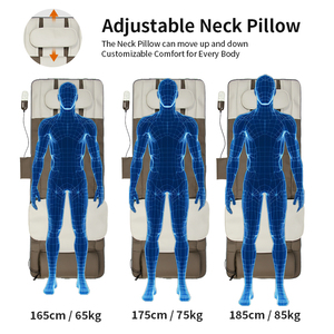 Alfombrilla de Masaje Corporal Eléctrica Personalizable al por Mayor con Control Remoto, Calefacción, Tracción y Bolsa de Aire <span class=keywords><strong>para</strong></span> Hogar y Oficina - Product Image 5
