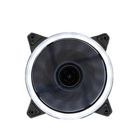 Ventilateur de refroidissement PC silencieux Speedy 120mm RGB LED à roulement fluide 20dBA 45CFM 1200RPM 3W avec double connecteur pour boîtier d'ordinateur