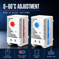 Interrupteur thermostatique intelligent MIBO 250V 10A normalement fermé, contrôleur de chauffage 0 à 60 ° Contrôle de température C PC pour la domotique