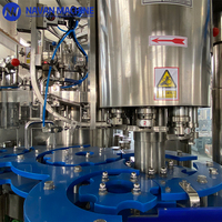 Línea de Producción de Vino en Botellas de Vidrio, Totalmente Automática, 4500-5000 BPH, Acero Inoxidable, Certificación CE, Llenado Isóbarico de Líquidos para Bodega