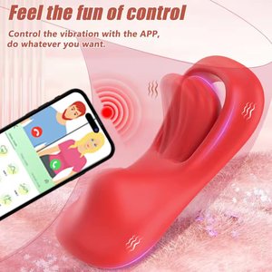 New Hollow-out Wearable <b>Vibrator</b> for Women <b>Remote</b> <b>Control</b> Via APP 9-frequency Strong Vibration Invisible Design Outdoor Sex Toy - Product Image 2