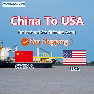 Transporteur chinois Dewang vers les États-Unis Services logistiques Expédition maritime FCL LCL DDP depuis la Chine Expédition vers les États-Unis