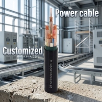 Cable de Alimentación con Conductor de Cobre Aislado con XLPE, Resistente al Fuego, LSZH, Bajo Humo, Cero Halógenos, NH-YJV 0.6/1kV para la Industria de la Construcción