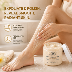 Exfoliante Enzimático de Piña y Papaya de Marca Privada - Textura Cremosa Tropical para Rodillas y Codos Secos y Ásperos, Pulido de Microgranos - Product Image 5