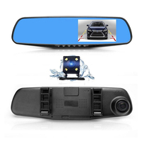 Junsun — caméra de tableau de bord HD 4.3 p, double objectif, écran 1080 pouces, enregistreur de conduite avant et arrière, DVR, pour voiture, nouveau produit