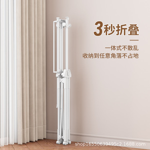 Floor Standing <b>Clothes</b> Drying <b>Rack</b> Thickened Pipe Foldable Moisture Proof For Home Use Rainy Season Storage - Product Image 1