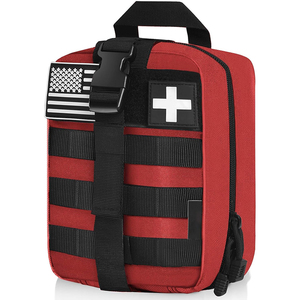 Trousse de premiers secours souple et imperméable, grande capacité, sac utilitaire EMT pour la maison, les activités de plein air, l'ambulance, en polyester - Product Image 1