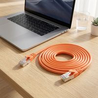 Cable Ethernet UTP Cat5 MINGJIANG, Cable de Red LAN de Cobre Libre de Oxígeno, Par Trenzado Sin Blindaje, Cable de Conexión RJ45 para Router y Computadora