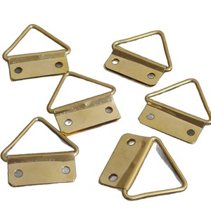 Brass Triangular Hanging Hook 3-5kg Load Capacity For Picture <b>Frame</b> <b>Photo</b> Display Storage Neatening Use - Product Image 1