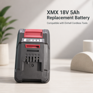 Batterie haute capacité 18V 5Ah XMX Factory pour outils sans fil <span class=keywords><strong>Einhell</strong></span> – <span class=keywords><strong>Pack</strong></span> de batterie Li-ion rechargeable de remplacement - Product Image 1