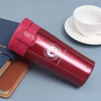 380 мл, 500 мл, 304 из нержавеющей стали, вакуумные двухслойные термос, чашка для кофе, портативная кофейная чашка с откидной крышкой, кофейная кружка