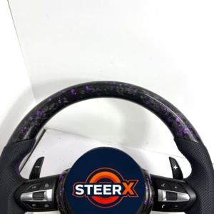Volante de Fibra de Carbono Forjado para <span class=keywords><strong>BMW</strong></span> F10 F11 F15 F18 F20 F23 F25 F30 F32 F35 F40 F80 E84 E87 E90 E92 E93, Accesorios para Automóviles - Product Image 4