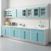 Table d'appoint de laboratoire polyvalente tout acier, haute résistance à la corrosion, résistante aux acides et aux alcalis, certifiée CE, pour hôpitaux et écoles