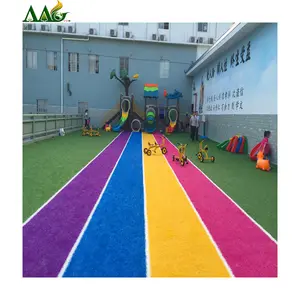 Colorful Fake Carpet In Guangzhou Shanghai Colourful Diffent Colours Colored Artificial Turf Rainbow Grass