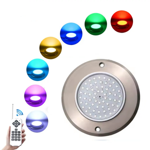 Luces LED <span class=keywords><strong>para</strong></span> piscina de acero inoxidable 304 directas de fábrica, iluminación subacuática elegante y duradera <span class=keywords><strong>para</strong></span> piscinas, Control remoto - Product Image 2