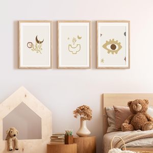 <b>Black</b> Wood A4 & A3 <b>Poster</b> <b>Frames</b> Set of 3,4,6 with UV Printing for 6x8 Pictures - Product Image 3