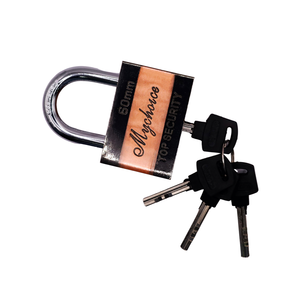 उत्कीर्ण पैडलॉक लॉक स्लाइड कार्ड इलेक्ट्रोप्लेटेड कॉपर डोर आयरन 2022 नई शैली कस्टम विंटेज लाल और काले वेन कुंजी विरोधी जंग - Product Image 3