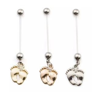 XInfocus BioFlex <span class=keywords><strong>Piercing</strong></span> Ventre <span class=keywords><strong>Grossesse</strong></span> <span class=keywords><strong>Nombril</strong></span> Anneau Xinfocus Bijoux <span class=keywords><strong>de</strong></span> Corps - Product Image 5