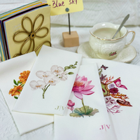 Serviettes de table Airlaid personnalisées avec papier de soie blanc absorbant avec logo pour Thanksgiving Graduation et Pâques Fêtes Mariages