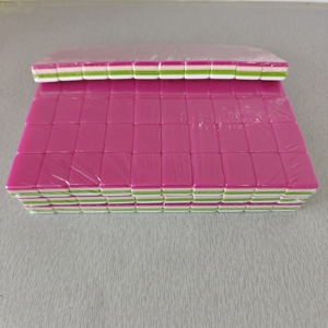 Fichas de Mahjong Acrílicas de Lujo, Fichas de Mahjong <span class=keywords><strong>Dandy</strong></span>, Juego de Mahjong de Diseño Personalizado, Juego de Fichas de Mahjong Rojo Rosa para el Juego de Mahjong - Product Image 3