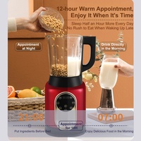 Mélangeur d'appareil de cuisine commercial RAF pour smoothies tasse en verre portable avec broyeur 3 vitesses électrique à faible bruit