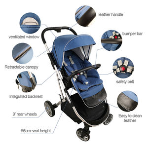 Cochecito de Bebé Automático Plegable al por Mayor, Bebek <span class=keywords><strong>Araba</strong></span> 3 en 1, Cochecito de Viaje 3 en 1 para Bebés de 0 a 3 Años - Product Image 6