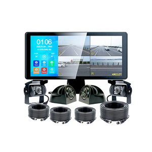 10.36 inch Quad Màn hình Màn hình thiết lập 4 cái sao lưu HD Máy ảnh xe tải 360 Panorama đậu xe DVR hệ thống không thấm nước đảo ngược máy ảnh cho RV - Product Image 1