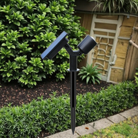 Projecteur solaire LED pour jardin extérieur Nouvelle lumière de route de cour enfichable avec caractéristique d'étanchéité réglable Cote IP65